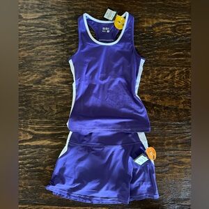 Women’s tennis outfit - New with tags! - size XS - tank and skirt (skort)